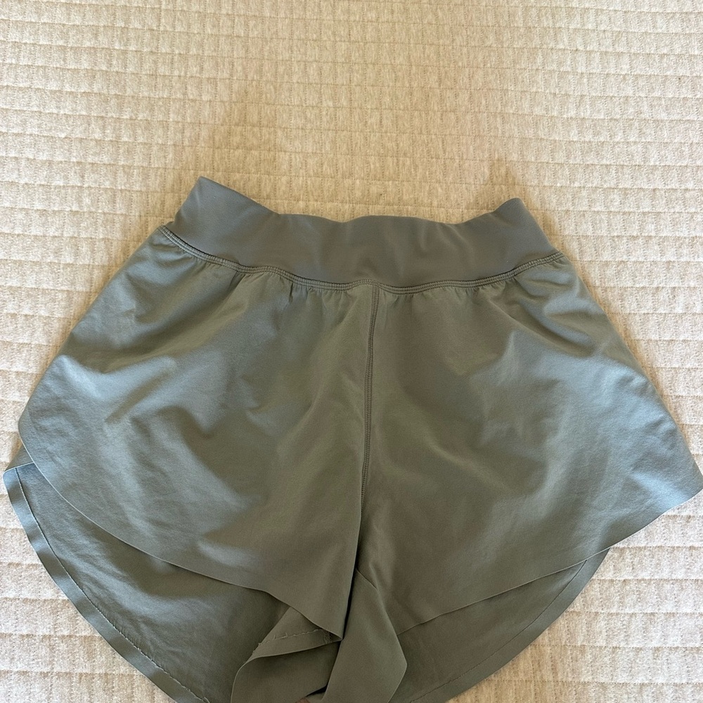 CRZ YOGA High Waisted Split Running Shorts for Women 3"